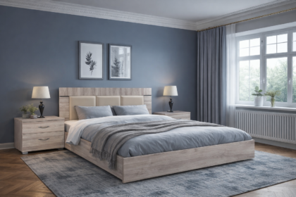 ΞΥΛΙΝΗ ΚΡΕΒΑΤΟΚΑΜΑΡΑ "3 LEATHERS"