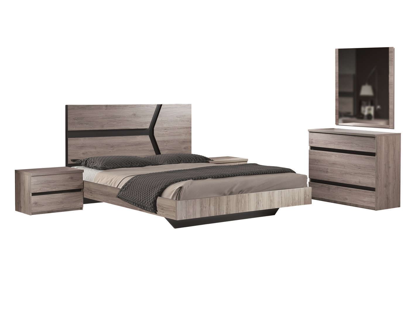 ΞΥΛΙΝΗ ΚΡΕΒΑΤΟΚΑΜΑΡΑ "UGROUND" - Image 2