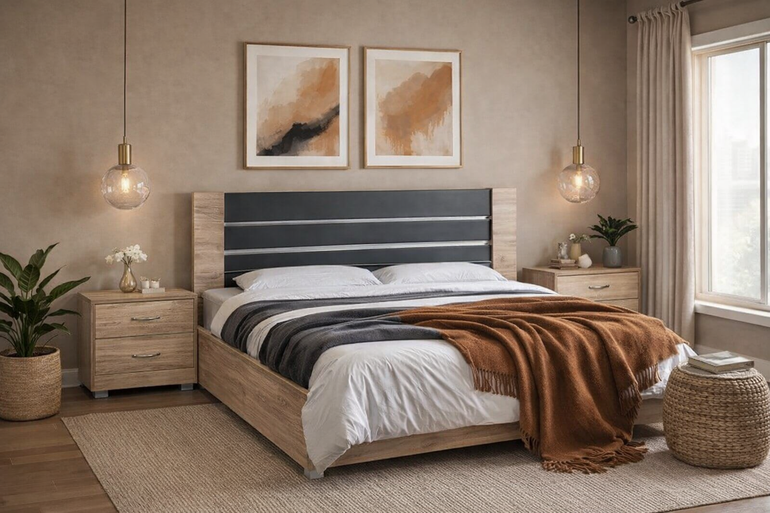 ΞΥΛΙΝΗ ΚΡΕΒΑΤΟΚΑΜΑΡΑ "LACK"